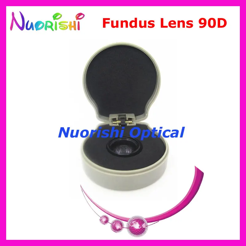 90D-W Ophthalmic Glass Aspheric Lens With White Plastic Box