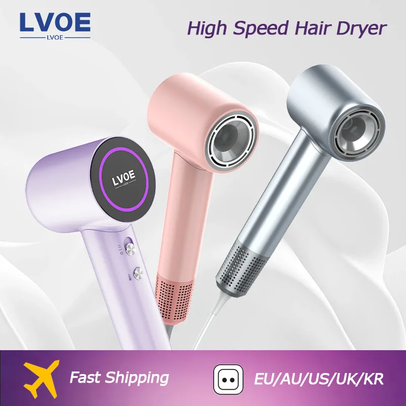 Super High Speed Negative Ion 220V Hair Dryer Professional Home Temperature Control Multi-Mode Unique Design Hair Dryer