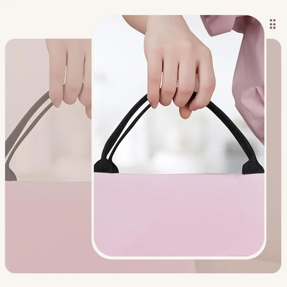 Insulated Lunch Bag Thickened Material Lunch Bag Double Deck Lunch Bag Cooler Tote Capacity Thermal Insulation Box for Travel