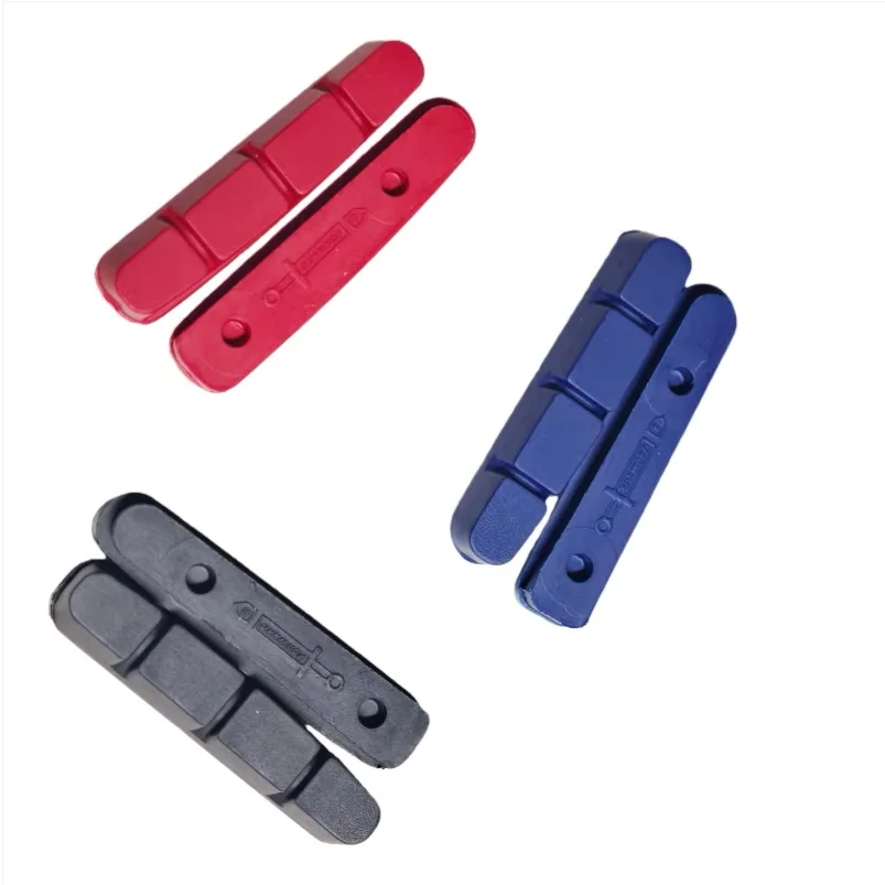 FOURIERS Road BRAKE Replacement Pad Cartridges Bicycle V Brake Pads Fits ALLoy Rims Carbon Ring