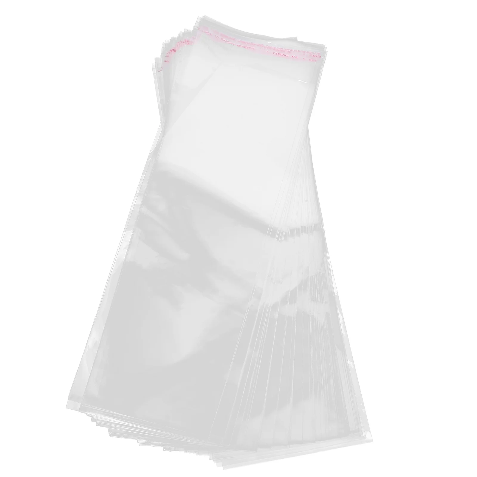 

100Pcs Transparent Tableware Pouches Versatile Size Utensil Holder Sleeves for Forks Spoons and More Utensil Holder