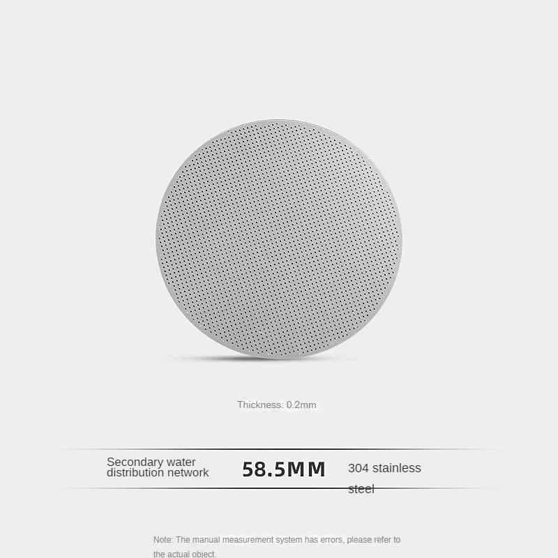 Espresso Puck Scherm Koffiefilter 51mm 53.5mm 58.5mm Herbruikbare Houder 0.2mm Voor 51mm 54mm 58mm Filterhouder Barista Accessoires