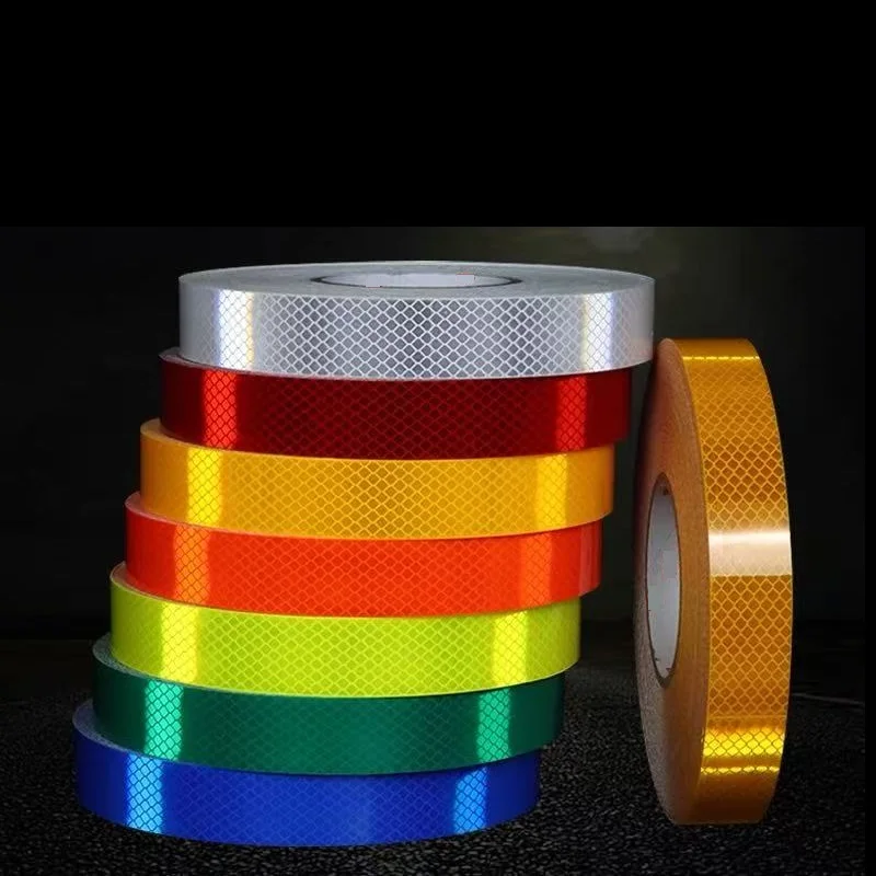 3 ซม.x 3 M เกรดเพชรรถสติกเกอร์สะท้อนแสง,DIY คําเตือน Anti-collision ป้ายรถสติกเกอร์, ตกแต่งร่างกาย Ccratch สติกเกอร์