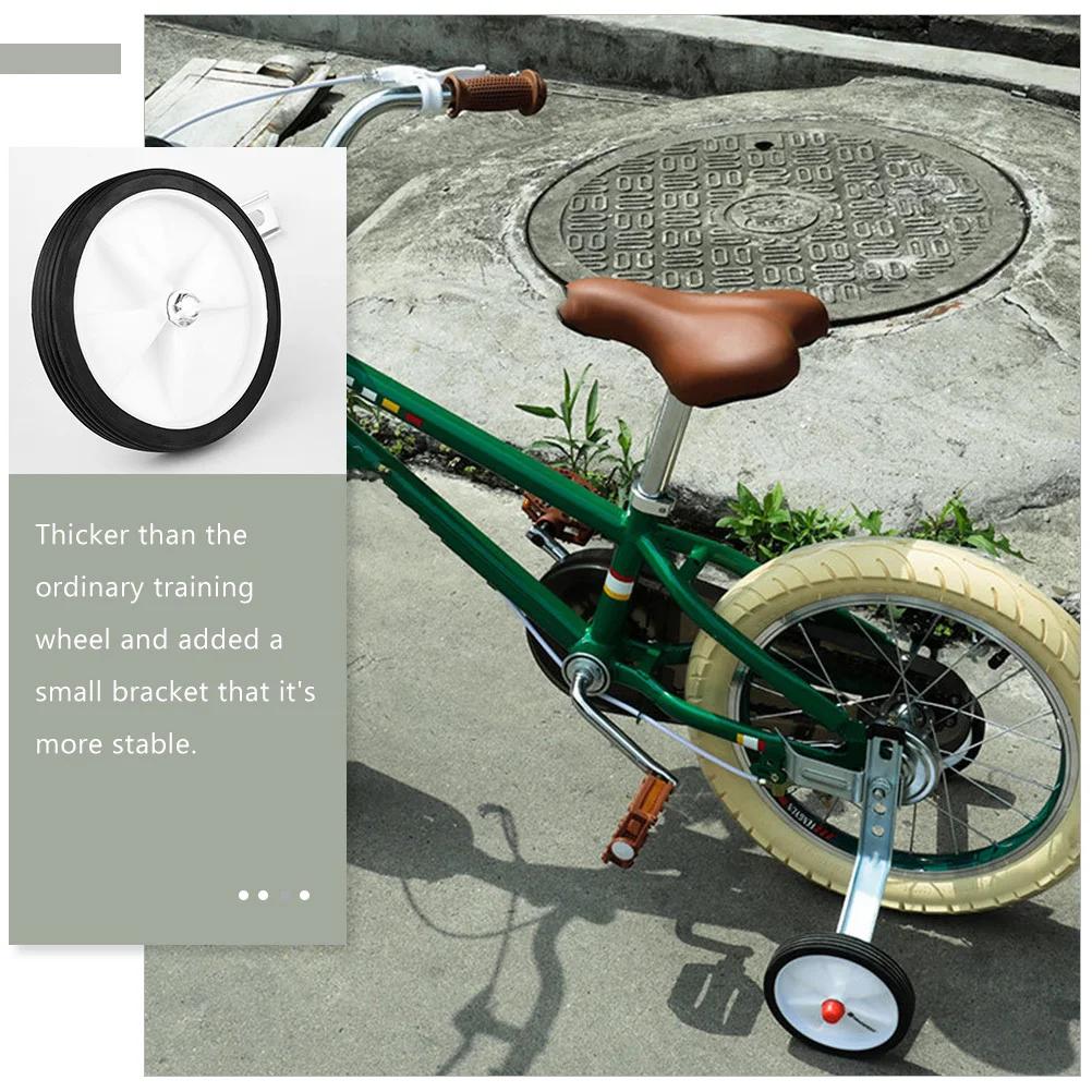 

1Set Professional Children Bike Training Wheels Replaceable Wear-Resistant Auxiliary Stabilizers Ideal for Kids Bike Balance