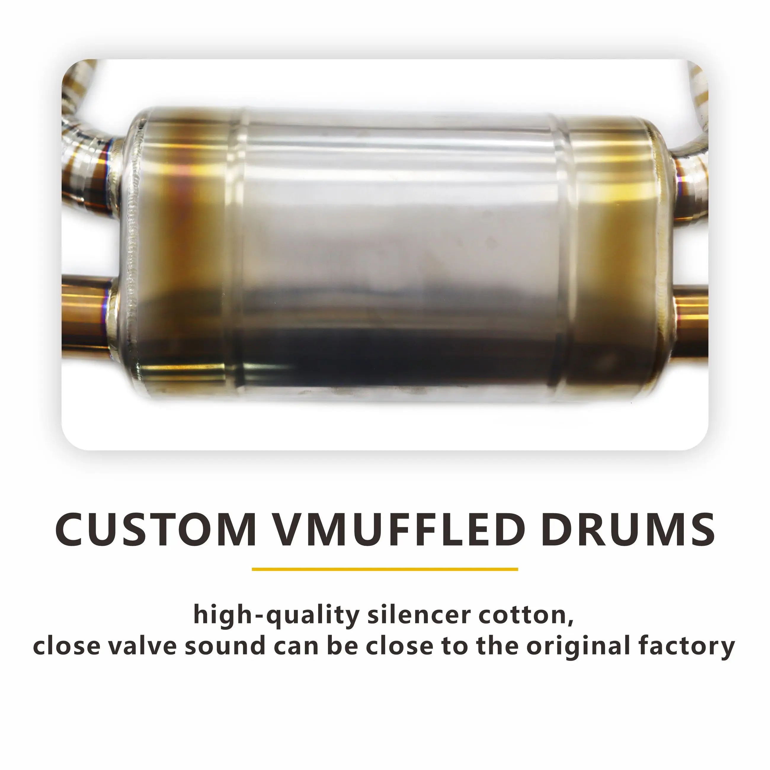 Catback لسيارات BMW M5 G90 صمام إلكتروني يبدو جيدًا كاتم الصوت Ti نظام العادم نصائح تركيب غير مدمر