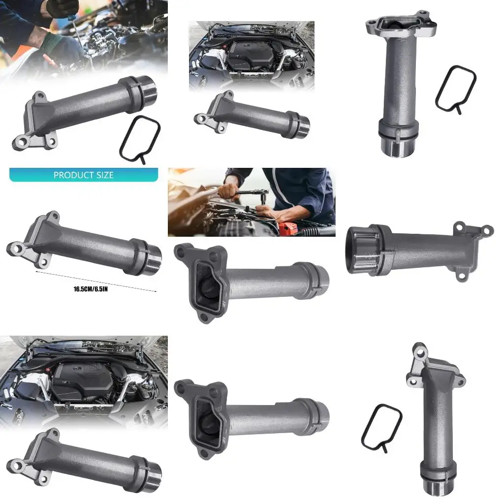  Precise Aluminum Engine Cooling Pipe Adapter Easy DIY Installation 11127810707