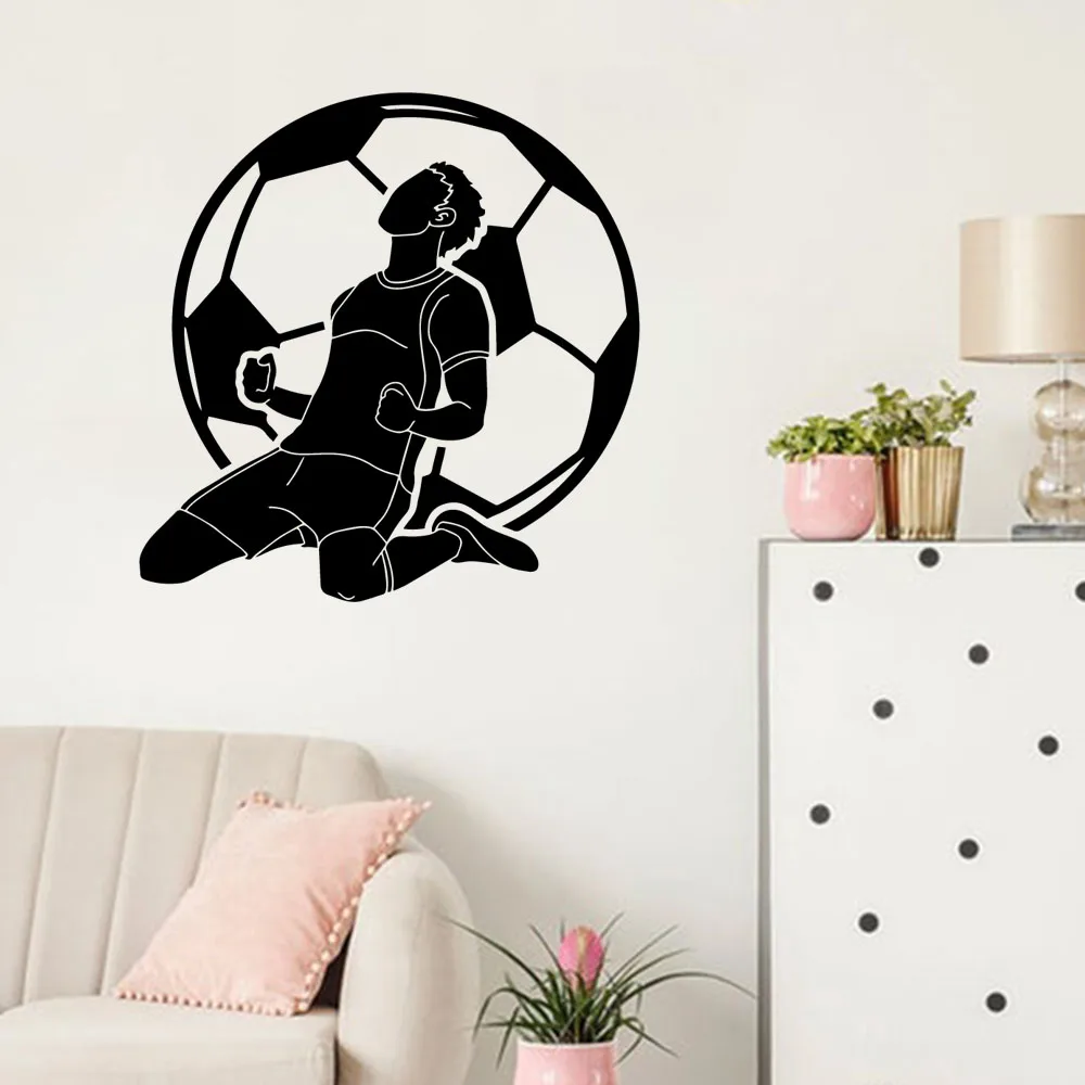 Football Wall Sticker Removable Wall Stickers Diy Wallpaper For Home Decor Living Room Bedroom Wall Decal Home Decor