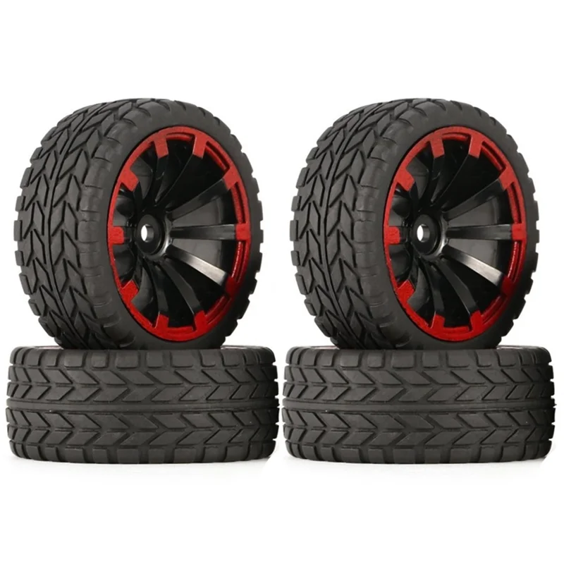 1/10 RC Racing Car Tires on Road Touring Drift Car Tyre Wheel for Tamiya TT01 TT02 TA06 XV01 PTG-2 HPI WR8 Kyosho HSP