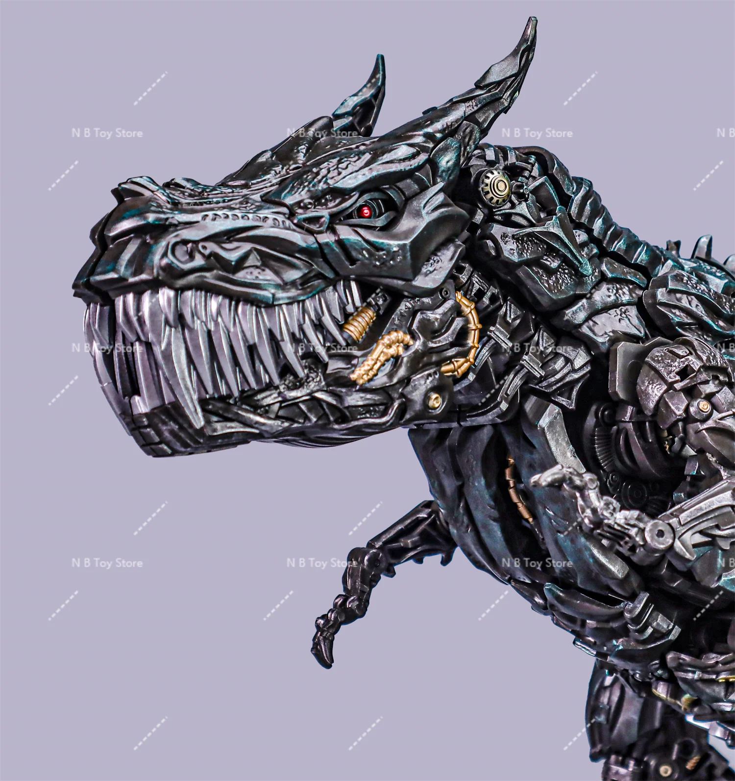 【IN VOORRAAD】Transformatie G-CREATIE Grimlock MTST-01B MTST01B WRATH Dinosaur Standbeeld Niveau Schilderen Action Figure