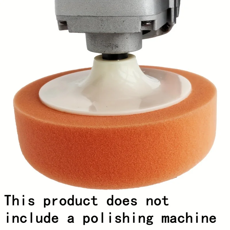 6 Inch Polishing Waxing Sponge Electric Drill Polishing Machine Polishing Pad with Link Bar