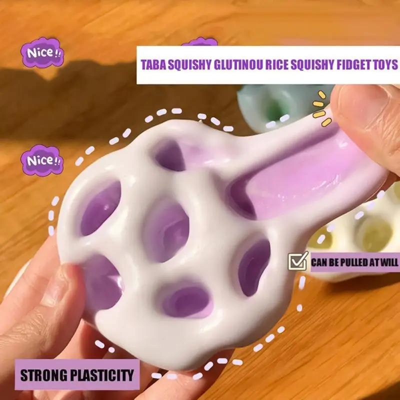 ความเครียดบรรเทาทรายเหนียวลูก Shapeable Squeeze ของเล่นช้า Rebound ตลก Sensory ของเล่นสําหรับเด็กผู้ใหญ่ Anti-ความเครียดของขวัญ