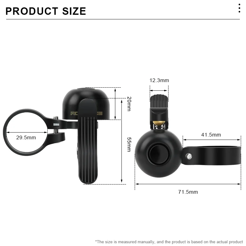 جرس الدراجة النحاسي إنذار بصوت عال وهش واضح الطريق دراجة المقود حلقة إنذار تحذير للسلامة اليسار اليمين جرس الدراجات الملحقات #6