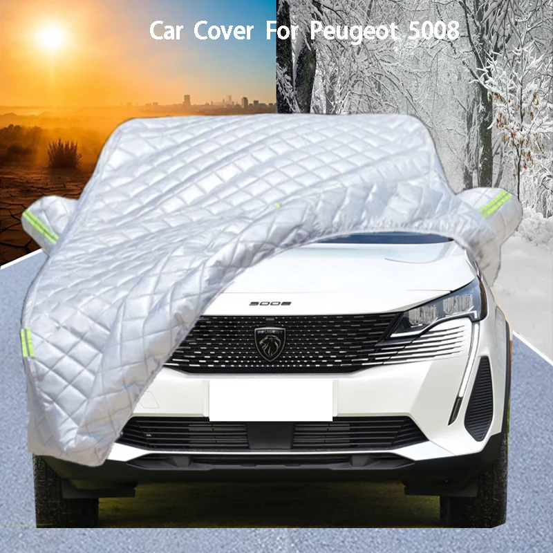 

For Peugeot 5008 Car Cover Delivers Hail Protection, Scratch Guard, prevents paint Peeling Rain & Snow Resistance