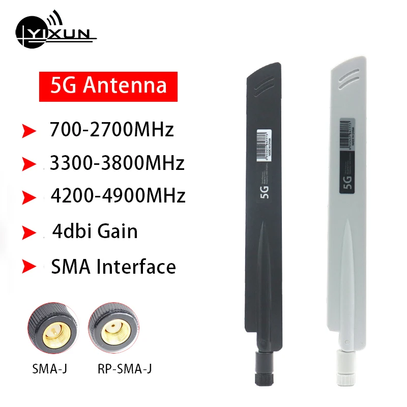 1PCS 5G omnidirectional folding high gain 18dbi glue stick antenna for quectel RM500Q-GL SIMCOM SIM8200EA-M2 5G module dedicated