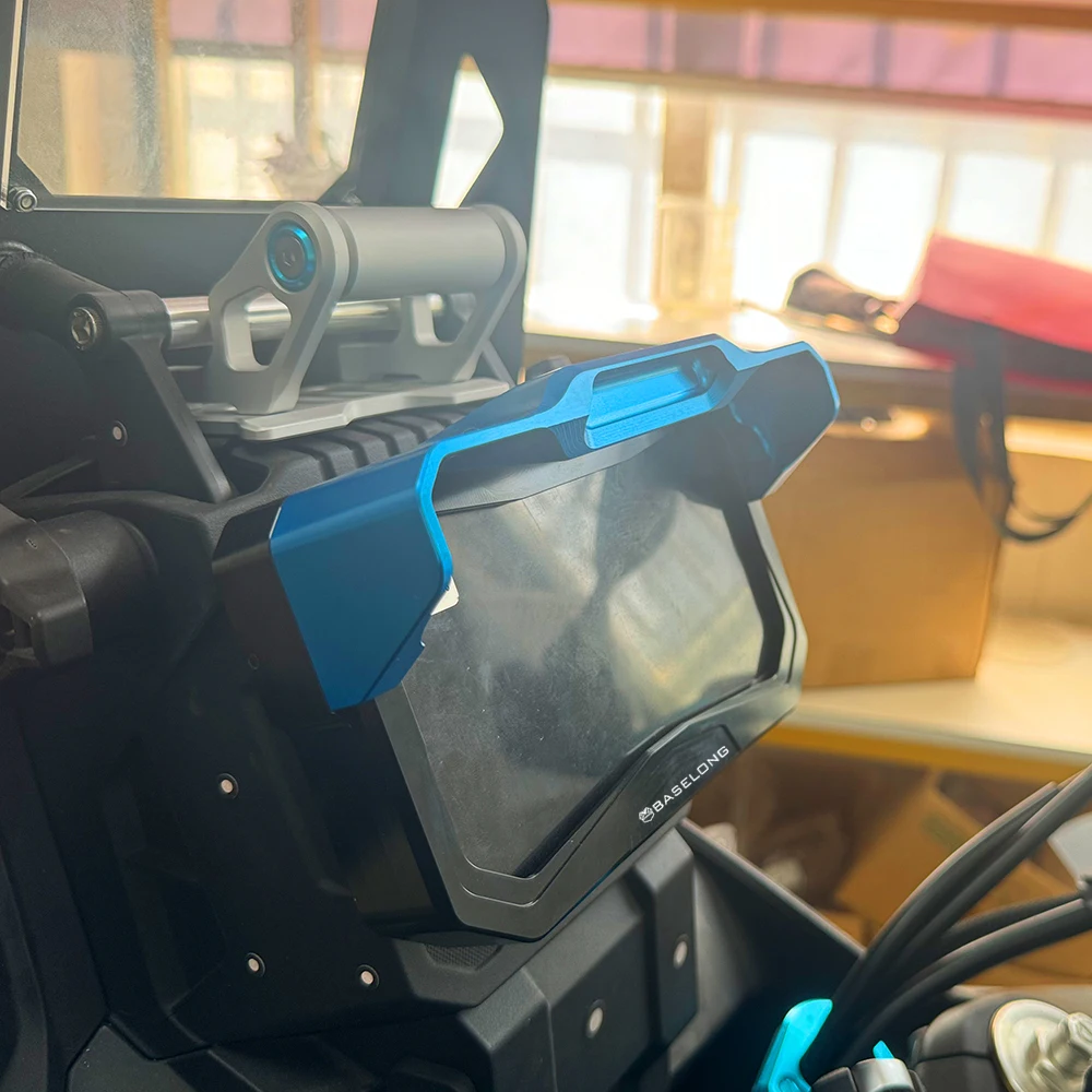 For CFMOTO 450MT Ibex450 450 MT  2024 2025 2026 Motorcycle TFT Guard with sun visor Meter Frame Cover Screen Glare Shield Guard