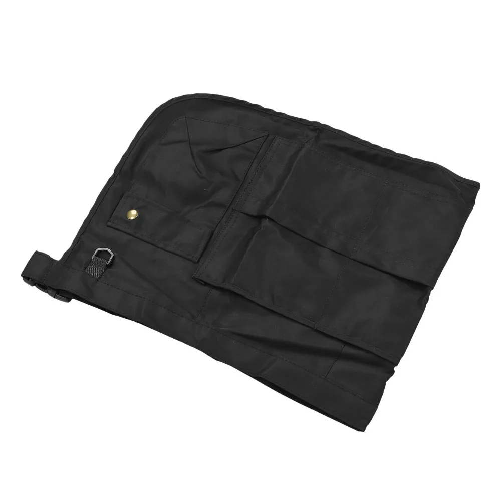 Durable Polyester Half Apron Multi Pockets Light Weight Tool Pouch Belt Adjustable Belt Waist Apron Restaurant & Serving