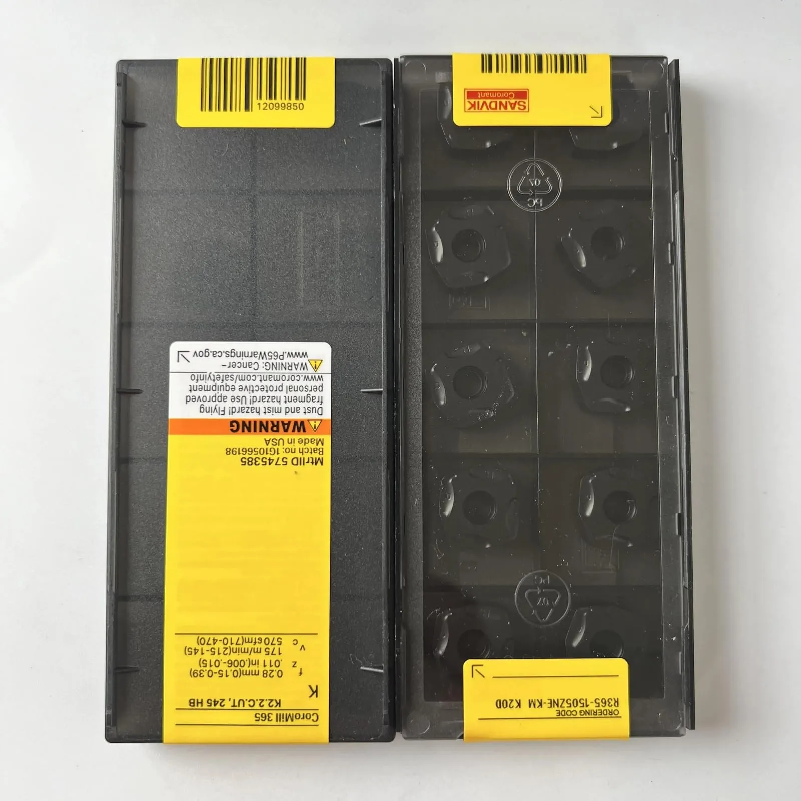 

Original SANDVIK / R365-1505ZNE-KM K20D / Hard alloy blade tool 10 Pcs