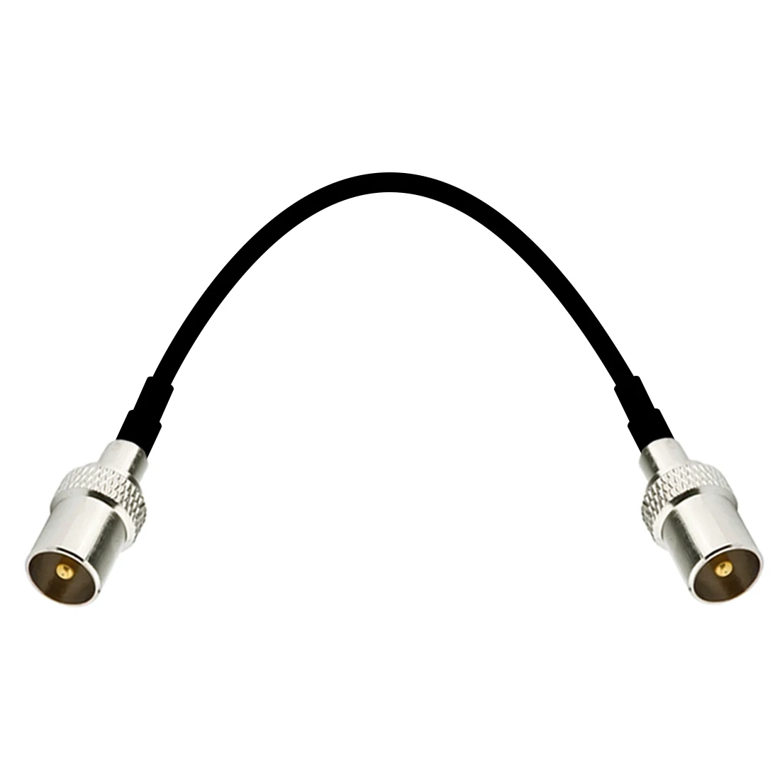 Rg174 Kabel Iec Pal Dvb-T Tv Naar F Mannelijke Stekker & Vrouwelijke Jack Rf Jumper Pigtail Adapter 15Cm