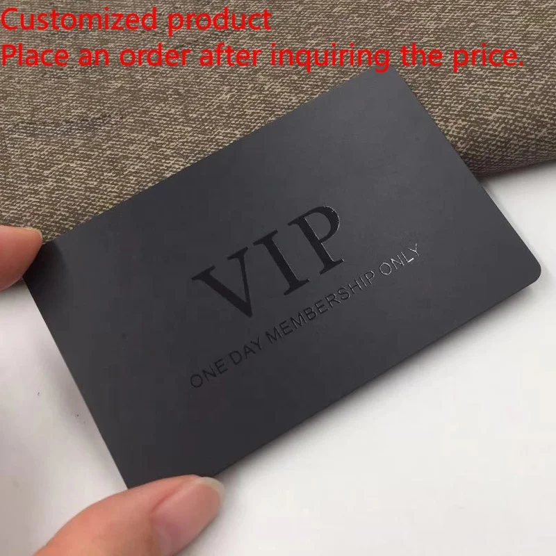 

Customized product Wholesale Loyalty Custom Metal Membership Cards