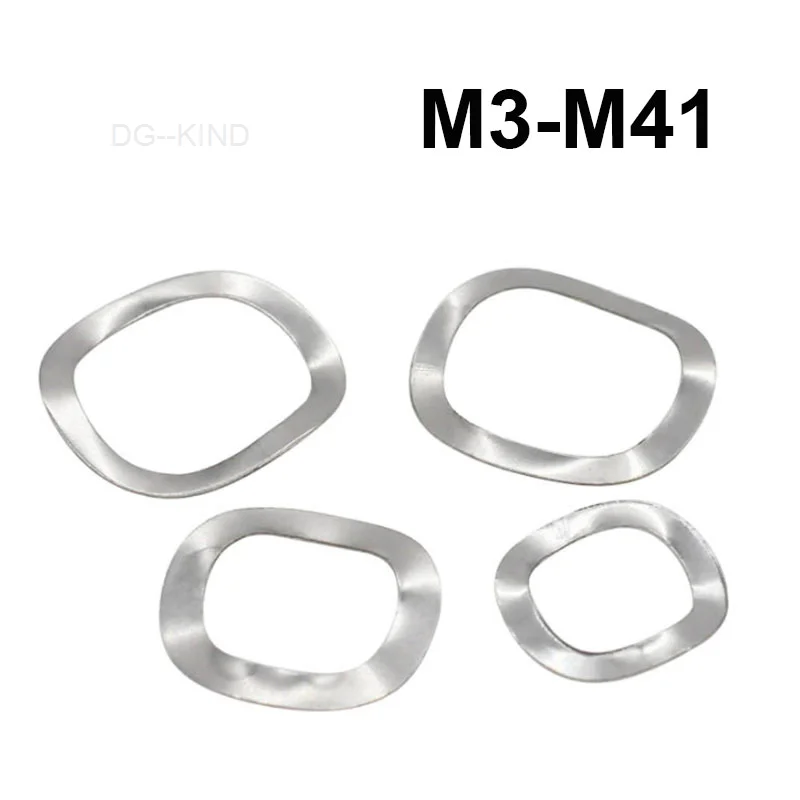 Three Wave Washers 304 M3 M4 M5 M6 M8 M10 M12 M16 M19 M23 M25 M27 M31 M39 M41 Stainless Steel Washers