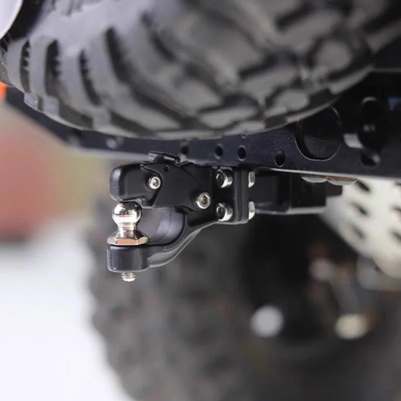 Tow Hook & Recovery Linkage Set, Scale Metal Upgrade Parts for RC Crawlers - Fits CROSS / YK / TRX4 / MJX / RLAARLO / KM