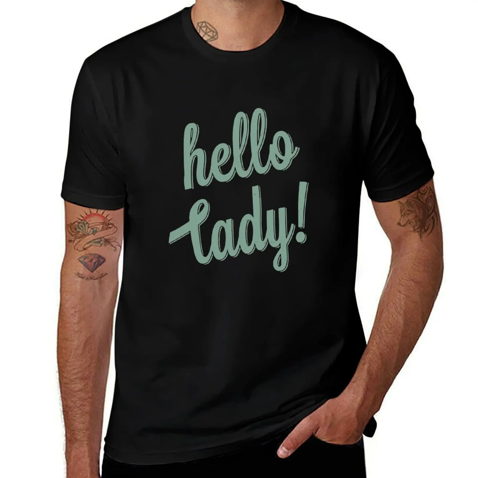 

Hello Lady T-Shirt anime t shirts for man anime tshirt man t shirts high quality luxury brand T-shirt
