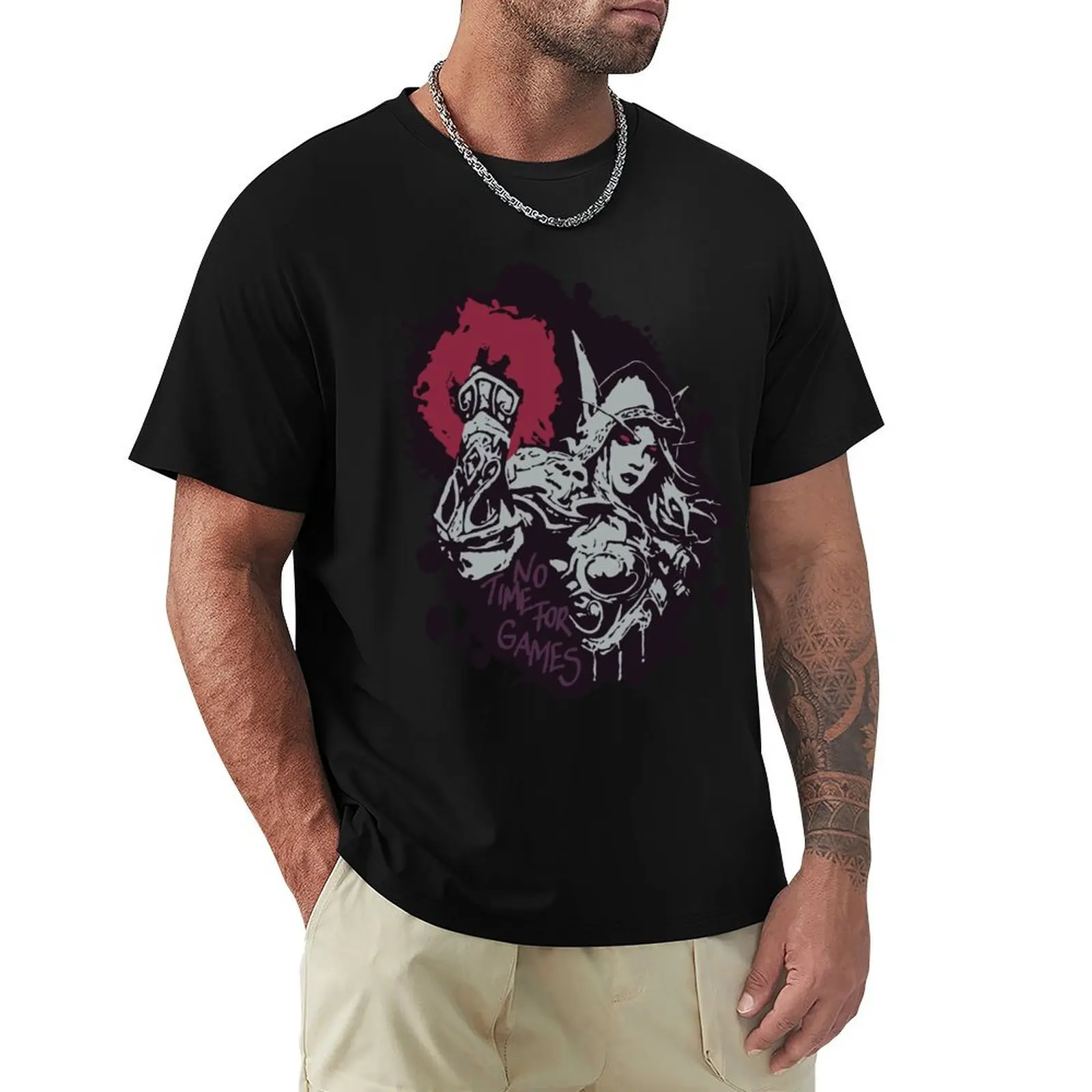 

Sylvanas has no time for games Classic . T-Shirt anime figures aesthetic clothes luxury clothes men