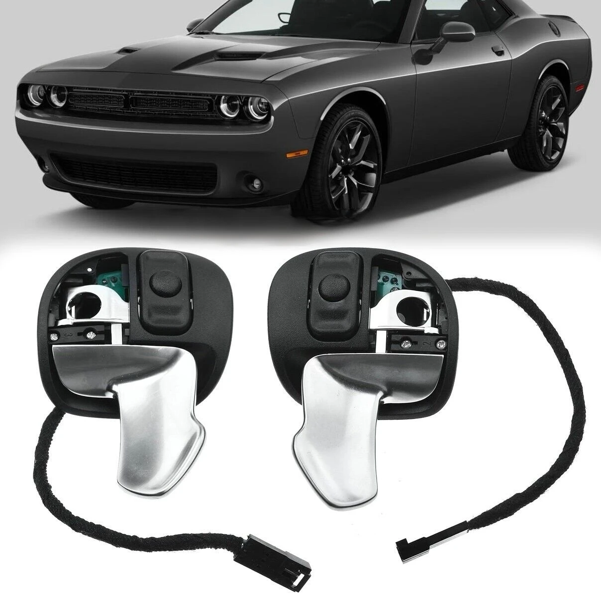 Pangolin 2Pcs Larger Hellcat Paddle Shift Shifter Set of 2 MOPAR 5RQ09DX9AC 5RQ08DX9AC For 2015-2021 Challenger Charger