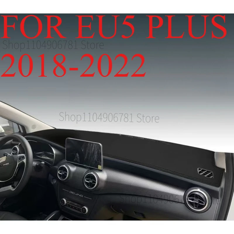 FOR EU5 PLUS 2018-2022  Car Dash Mat Dashmat Dashboard  Cover Sun Shade Dash Board Cover Carpet  Accessories
