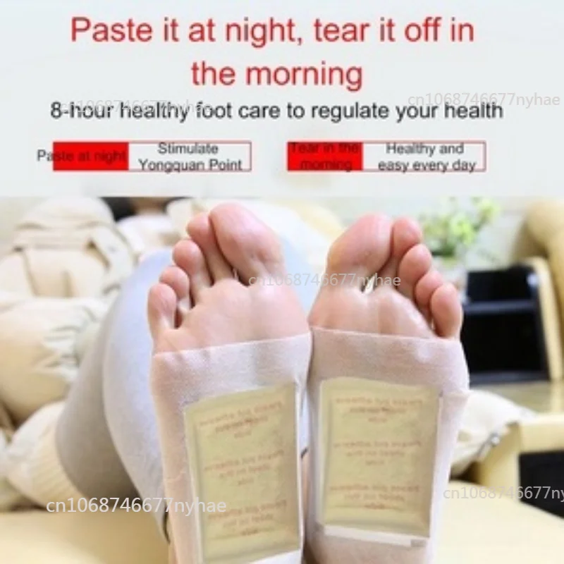 Korea KINOKI Gold 10Pcs/Box Cleansing Detox Foot Patch Remove Body Toxins Effective Detoxifying Pads Promote Good Sleep Stickers