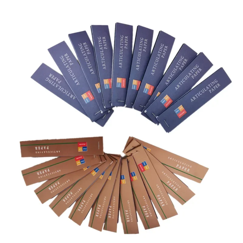 

Newest 8 Types Dental Lab Articulating Paper Red Blue 30/100/200µm Occlusion Paper Strip Dentist Clinic Teeth Occlusal Tweezers