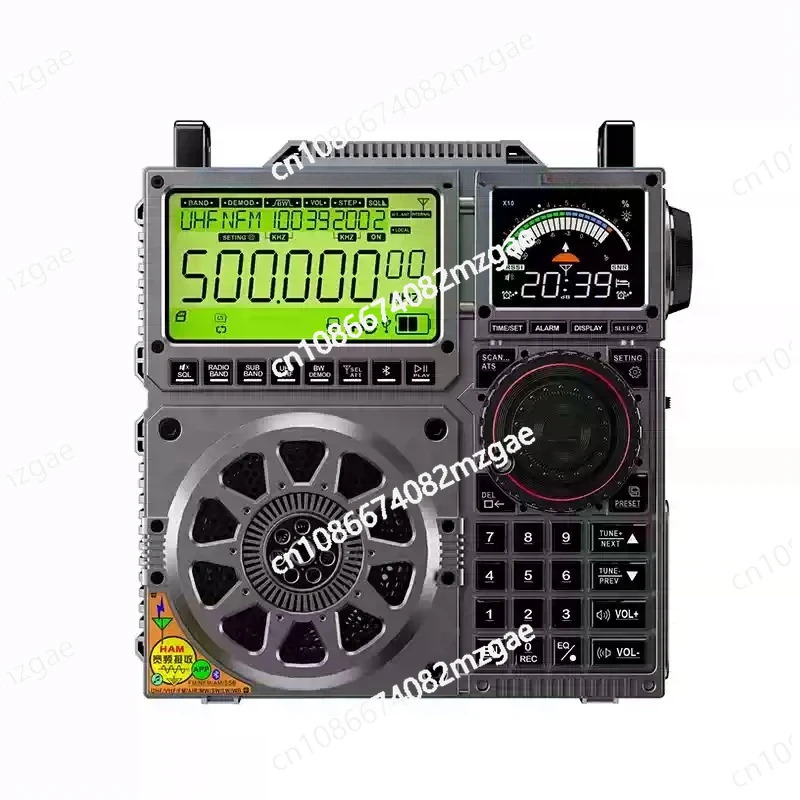 For HRD-C919 Receiver ABS Full Band Receiver Radio 5000mAh Medium Short Wave Antenna Stereo Radio