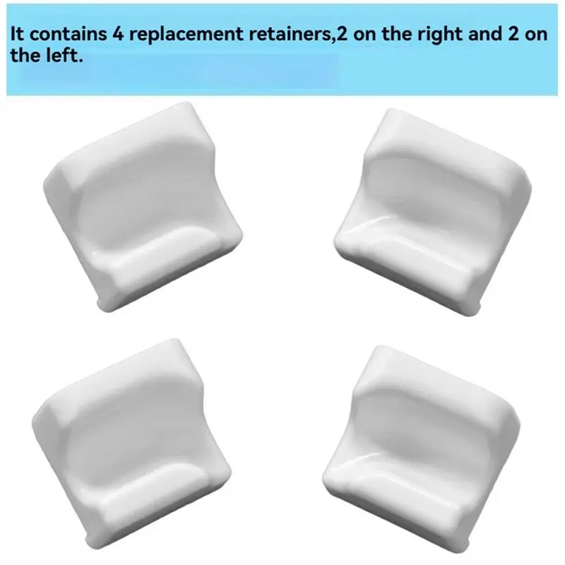 ABBZ-4Pack Freezer Lower Basket Retainer 7009399 For Sub Zero APS 5029 611 650 BI-30U