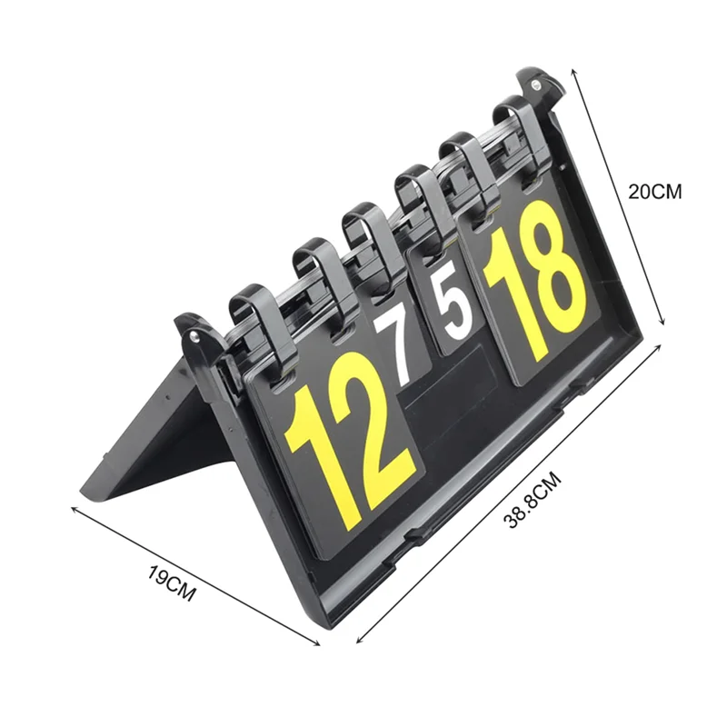 B93B-3X 4 Digit Score Board Basketball Football Volleyball Sport Table Tennis Scoreboard Waterproof Scoreboard