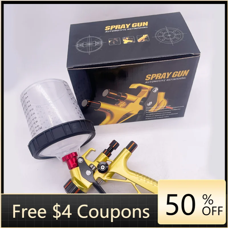 

SUTU 8900/OK Mixing Tank Red Connector Airbrush Painting Tools For Cars Automotive Spray Gun Professional Painting Equipment