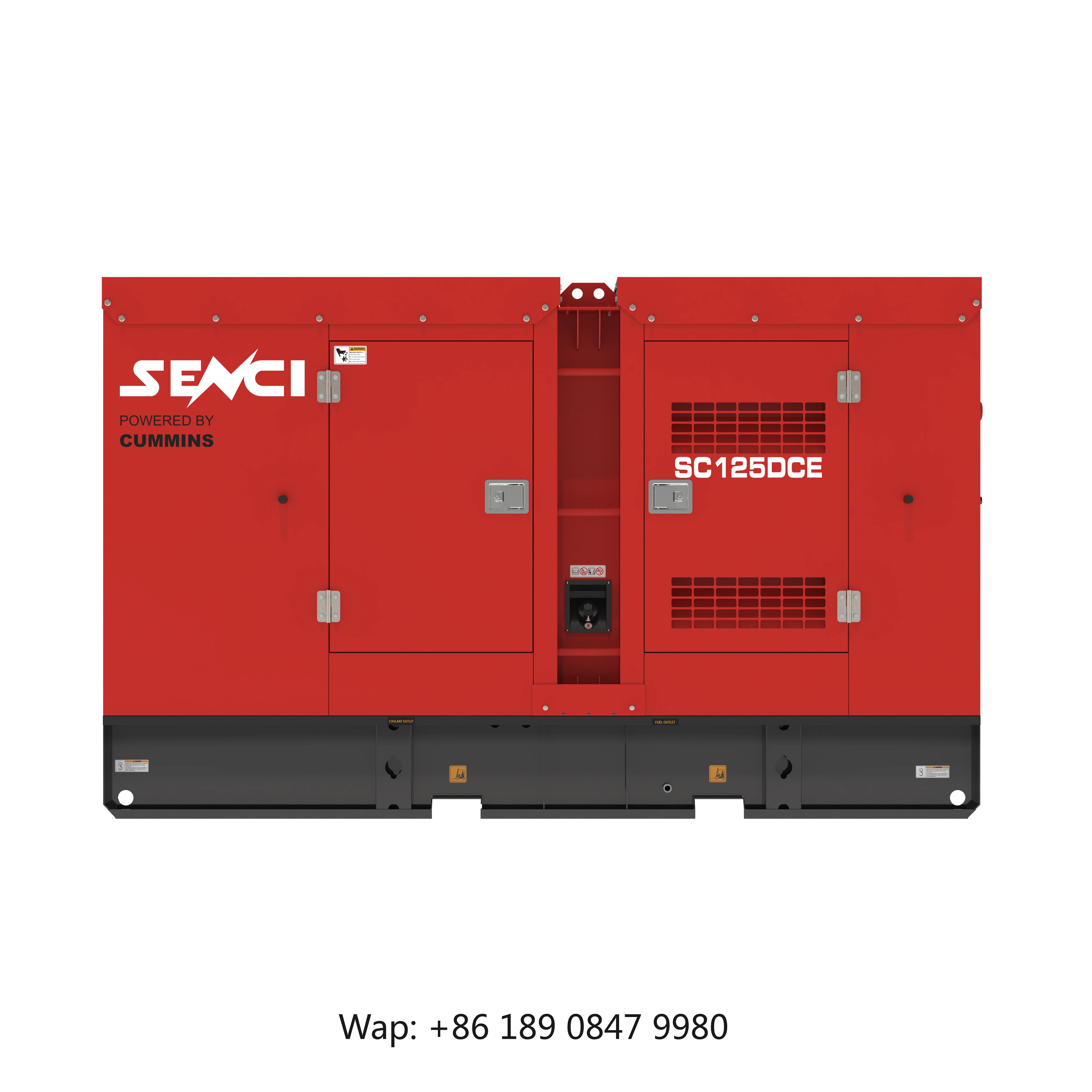 【Hot】 Generator Set 100kw Water Cooled 6 Cylinder Silent Diesel Generator 100kva