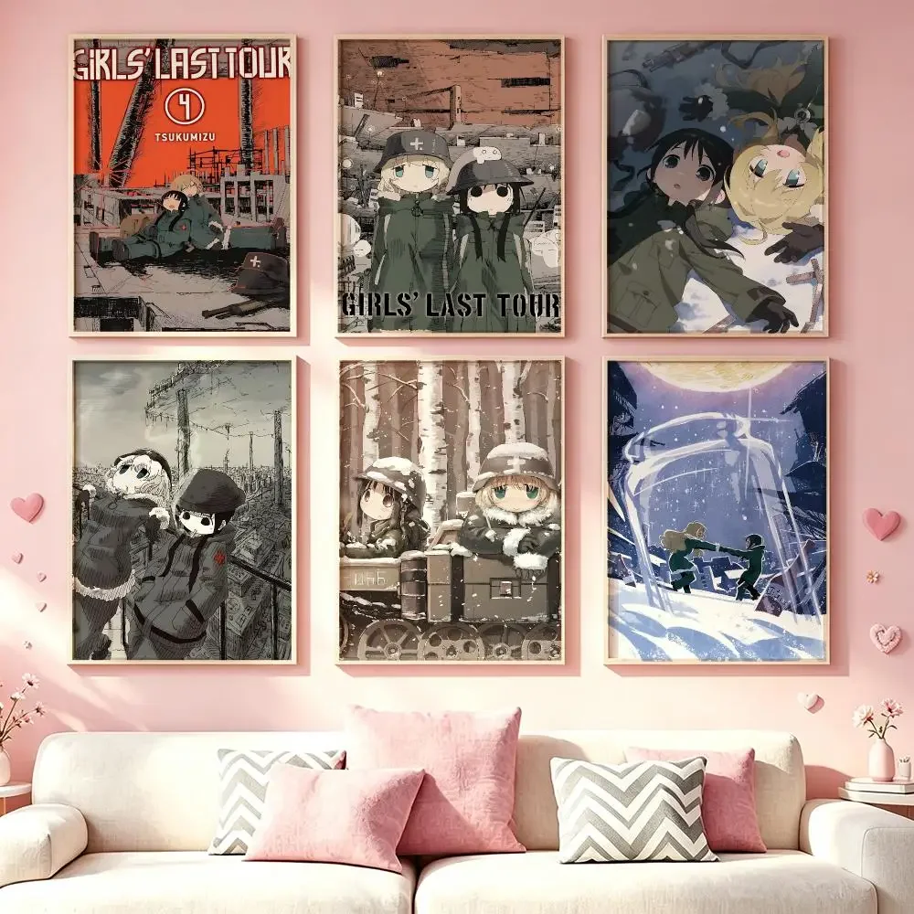 Animation Girls’ Last Tour Poster Poster HD Printing Dreamy Style Wall Art Home Decor For Living Room Bedroom Gift Giving