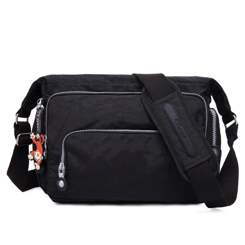 Wysokiej jakości damska torba na ramię A4 crossbody torebka o dużej pojemności wodoodporna lekka niebieska fioletowo-czerwony M1304
