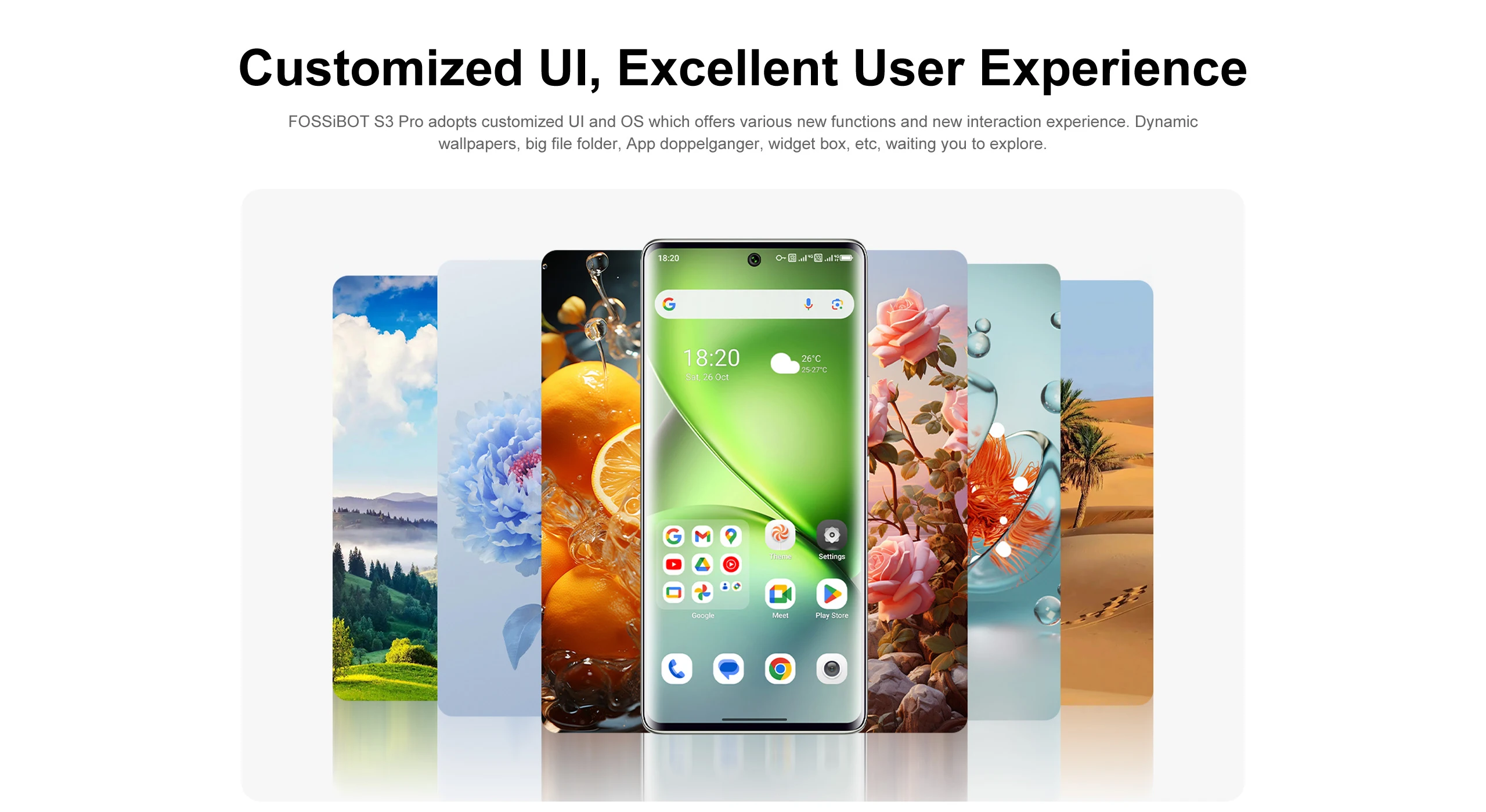 FOSSiBOT S3 PRO Smartphone 6.67" AMOLED Display Android 14 Up to 20+128GB Mobile 8+64MP CAM NFC Cell Phone