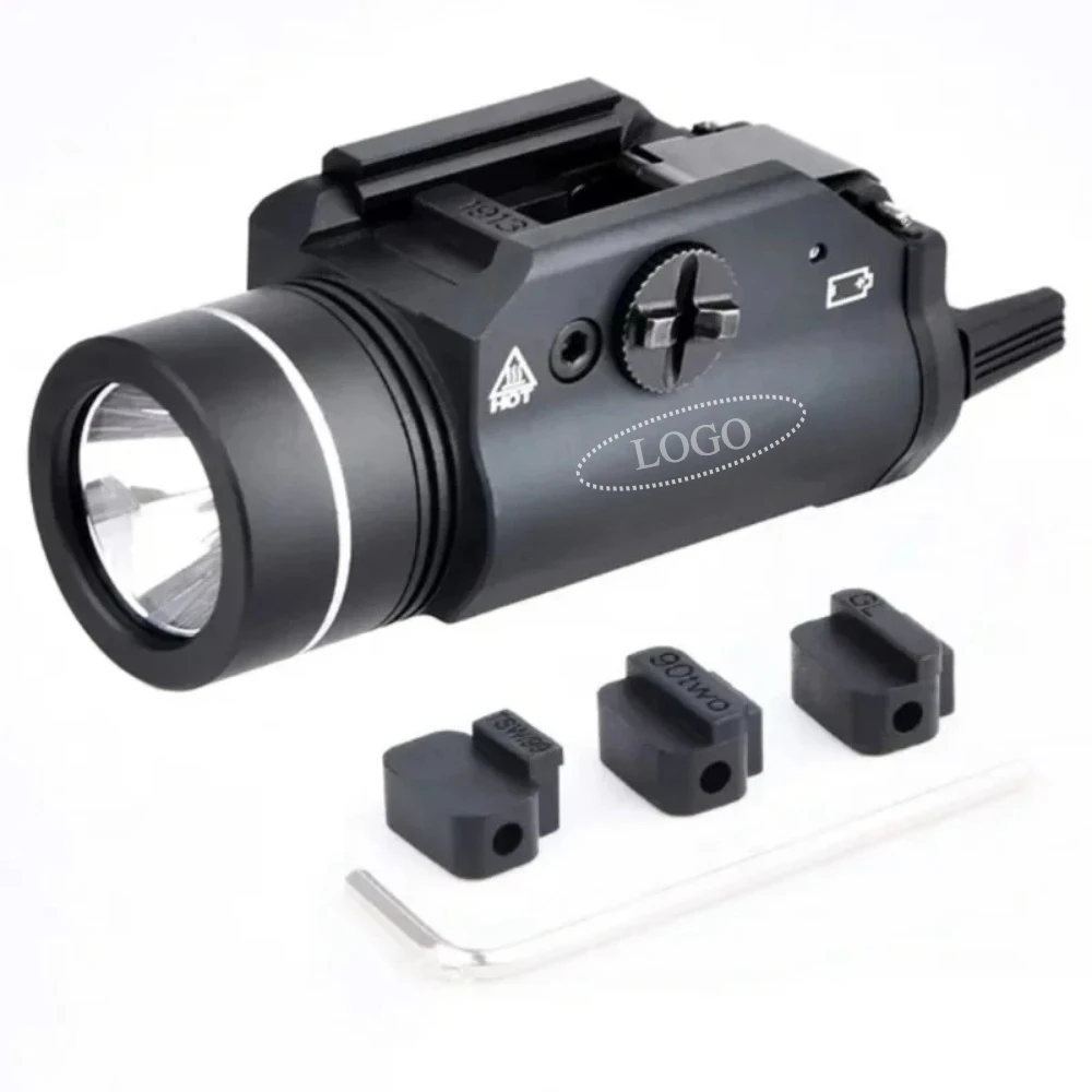 TR-1 Tactical Flshlight HL 800 Lumen LED Electronic Light Fit 20mm Rail Airsoft Hunting Flashlight