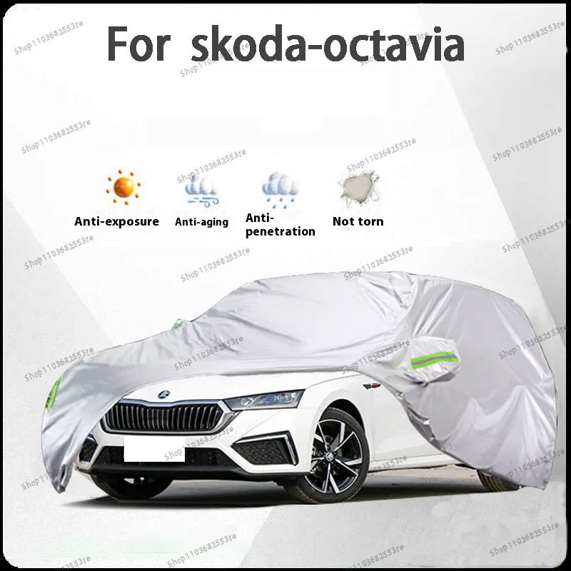 

For Skoda Octavia Fit Car Cover - Waterproof, Dustproof, Sunshade (UV), Snowproof | Silve Full Cover with All-Day Protection