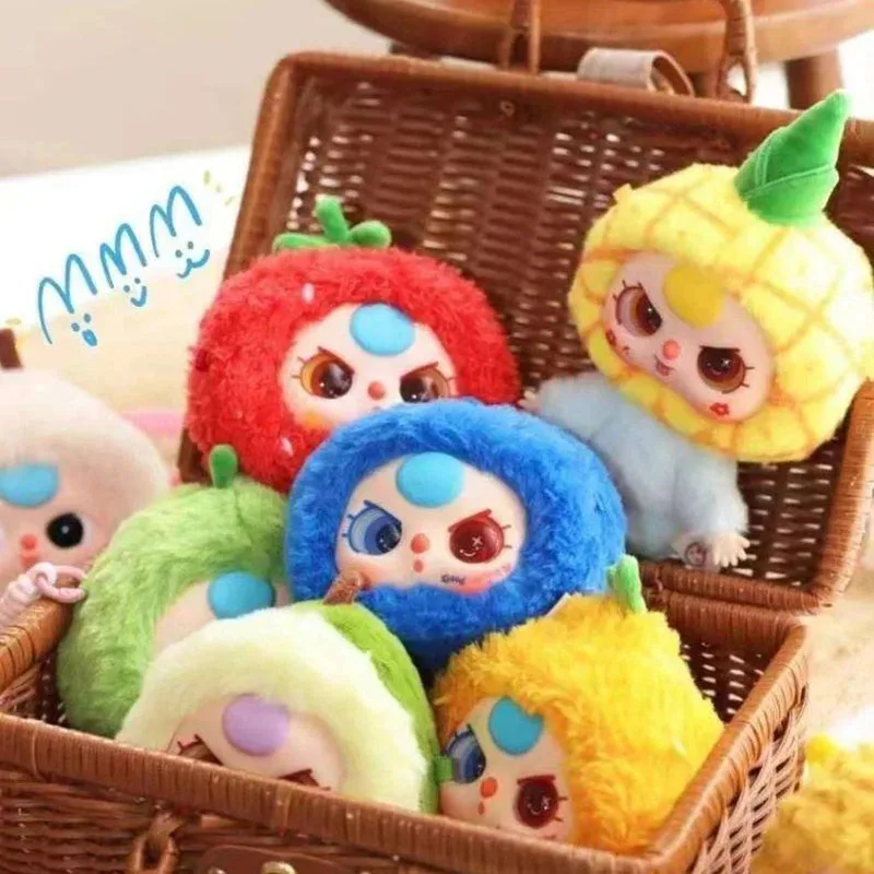 Genuine Baby Three Three Year Old Orchard Series Blind Box Creative Model Doll Toys Children Xmas Surprise Cute Trendy Toy Gifts