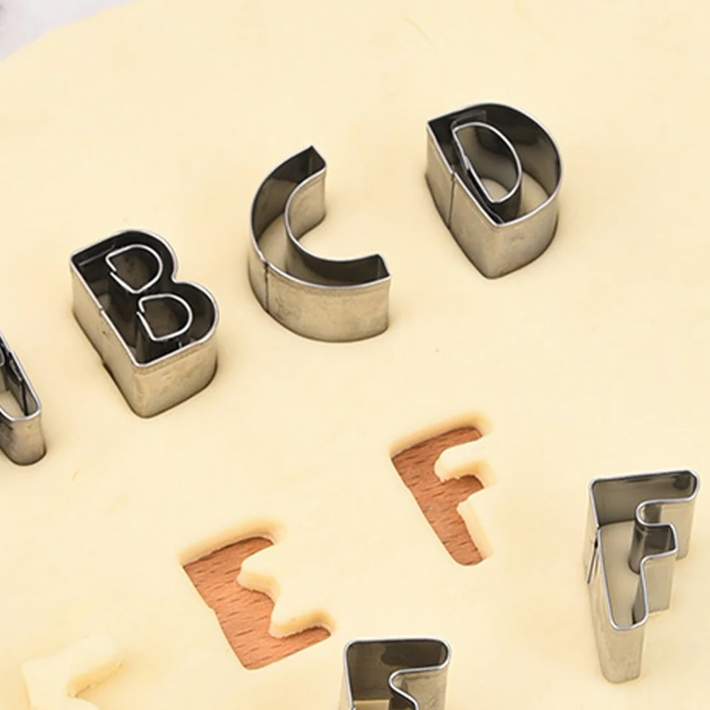 

36Pcs Stainless Steel Biscuit Molds Reusable Cookie Cutters Heat-Resistant DIY Baking Accessory Biscuit Cutter