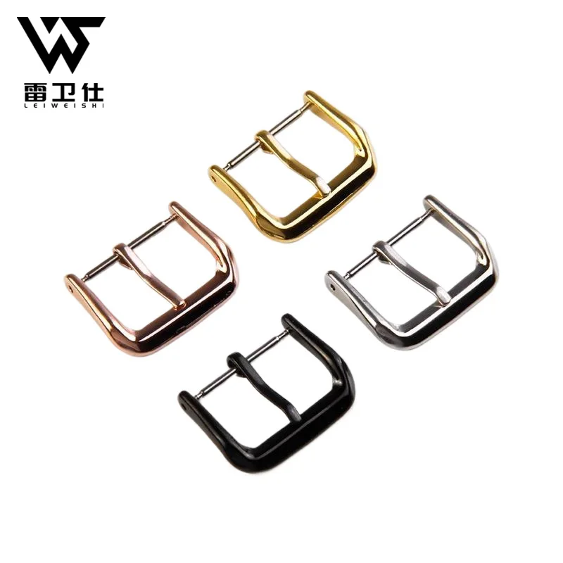 10 مللي متر 12 مللي متر 14 مللي متر 16 مللي متر 18 مللي متر 20 مللي متر الفولاذ المقاوم للصدأ حزام الساعات مشبك النساء الرجال الفضة الصلبة المعادن حزام (استيك) ساعة المشبك حزام لحزام