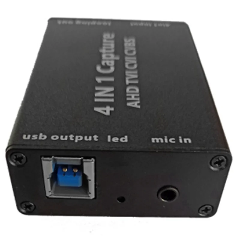 High Performance Capture Card Cvbs Tvi Cvi Input USB Output 1080P Analog HD Drive-Free Support Ring Output