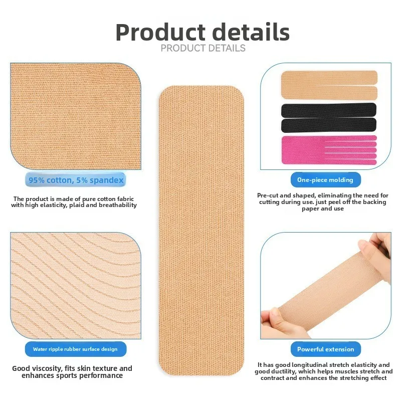 10pcs Knee Muscle-Patch Bandage Meniscus Protective Muscle-Patch Sports Knee Pad Running Patella Patch Marathon