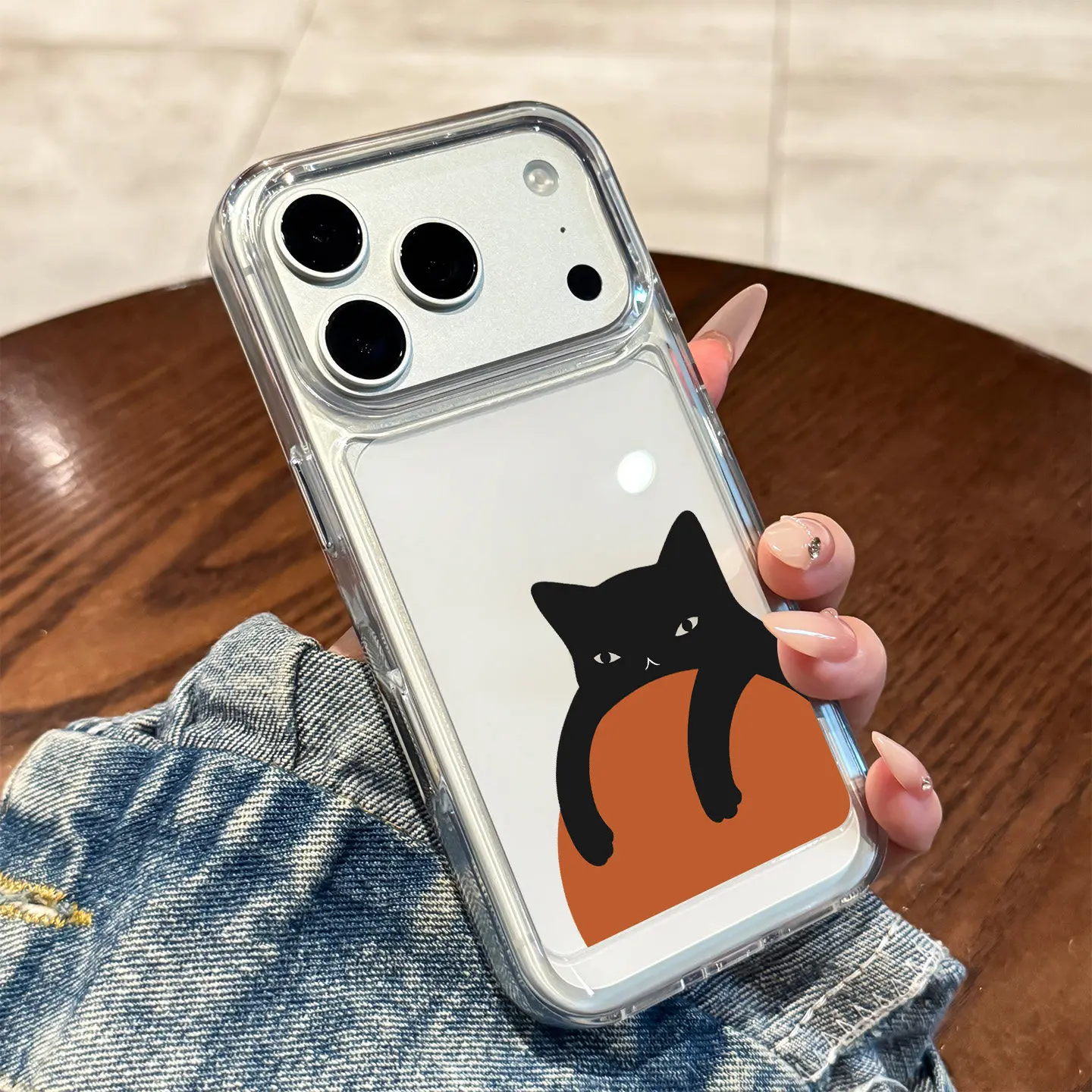 Cute Cat Dog Electroplated Mirror Surface Phone Case For iPhone 17 Pro Max 16 15 14 13 12 Pro Max Makeup Mirror Funny Cat Cover
