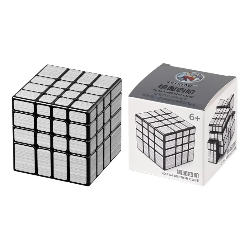 [ECube] SengSo 4x4x4 Mirror Magic Cube Professional 4x4 Speed Puzzle Children's Toy Game Gift 4×4 Special Original Magico Cubo