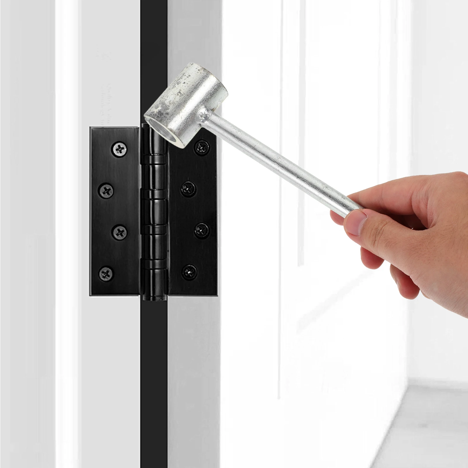 

Professional Gap Adjustment 23Mm Inner Diameter Durable Steel Door Repair Installation Wrench Effort Saving Design Adjustable