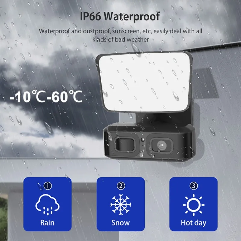 Outdoor Solar Monitoring Ball Camera Wireless Black Light Full Color Infrared 1080P PIR Humanoid Detection Waterproof